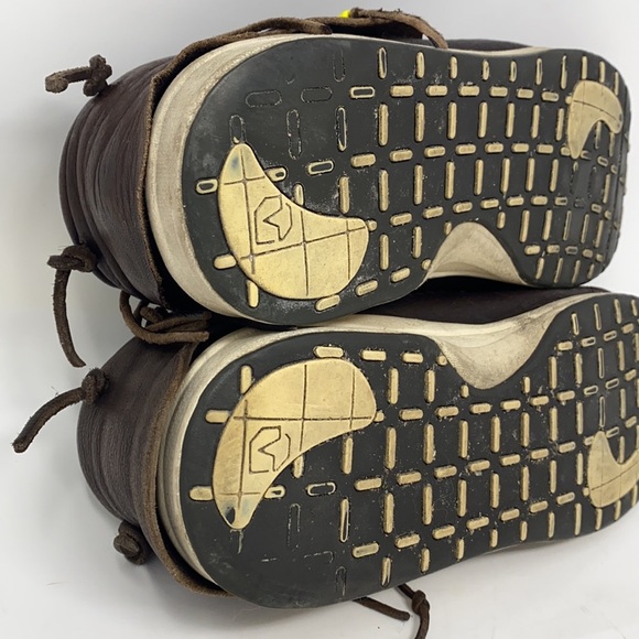 Visvim FBT Brown Elk Leather Men's Size 10 Distressed - Picture 9 of 11